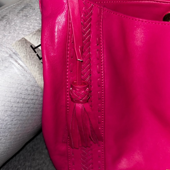 Tignanello Barbie Fuchsia Leather Shoulder Bag - Picture 6 of 16